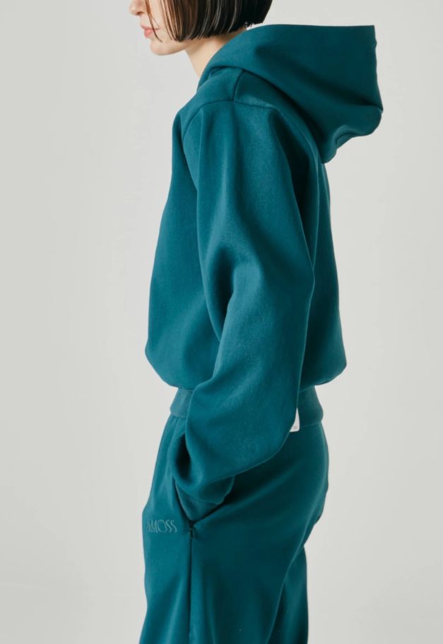 ◆[バイバック保証] &MOSS 【クーポン割引】COMFORT KNIT SHORT HOODIE(W)