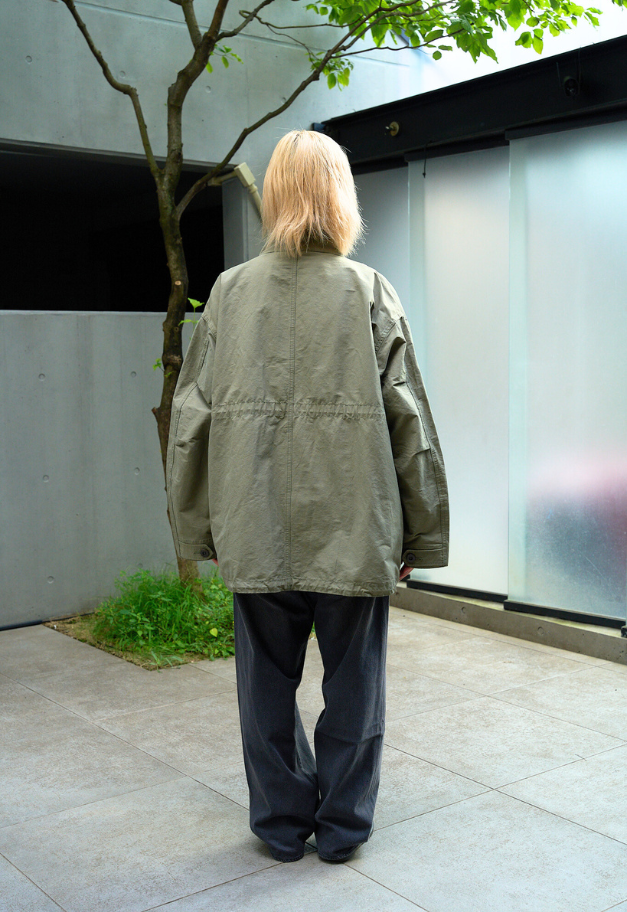 ◆[バイバック保証] ARMY TWILL COTTON NYLON STAND COAT