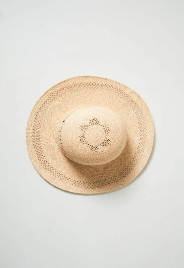 TAH panama lace hat
