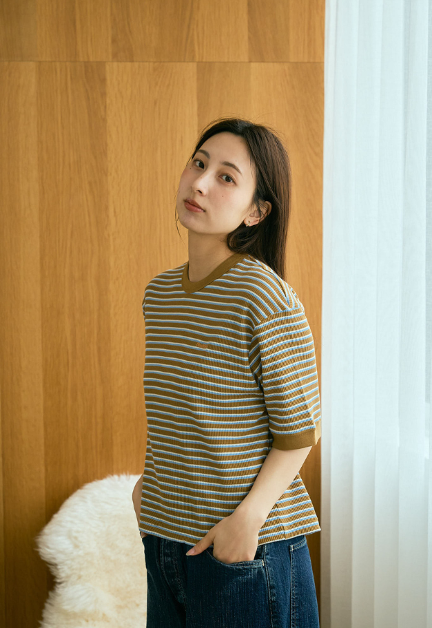 Healthknit Multi Waffle Crewneck