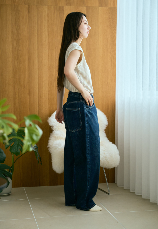 Healthknit Narrow Border Jersey Sleevless【WOMENS ITEM】