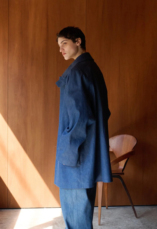 Nicolas Jenson DENIM RAGLAN CAR COAT