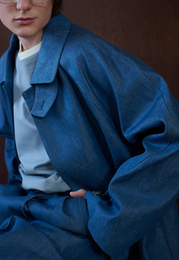 Nicolas Jenson DENIM RAGLAN CAR COAT