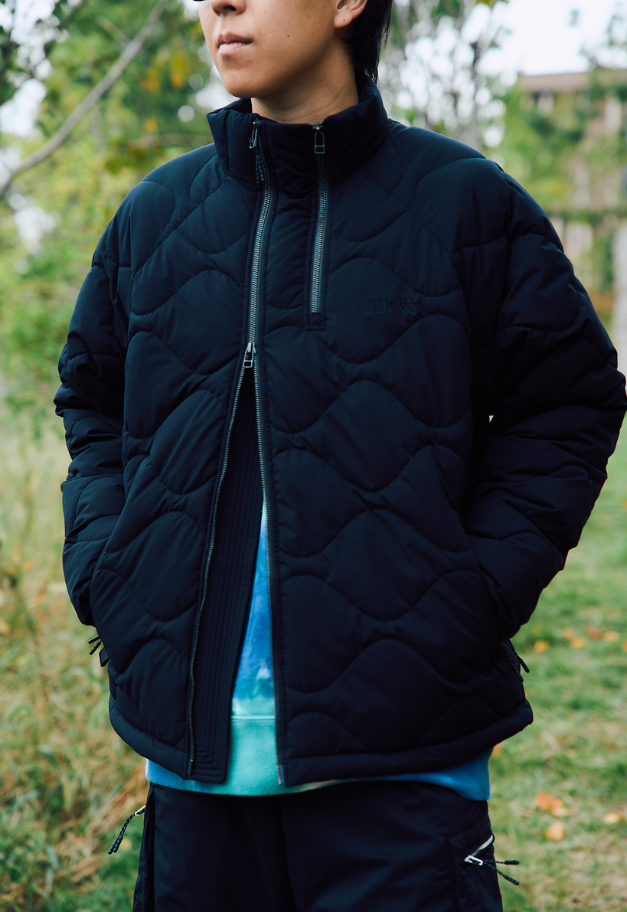 ◆[バイバック保証] &MOSS 2WAY MATTE STRETCH QUILTED JACKET