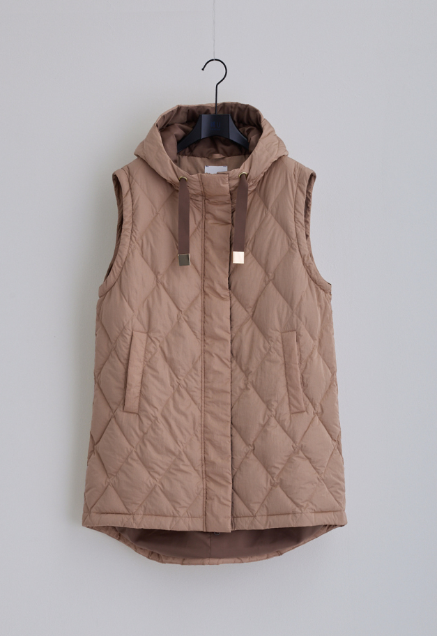 粧U-YOSOOU- 2way Quilted Hood Coat