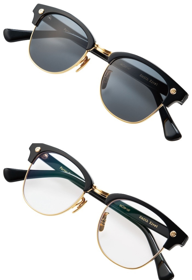 PORTER CLASSIC SUNGLASSES SMITH RIVET COLLECTION【GOLD/K18】