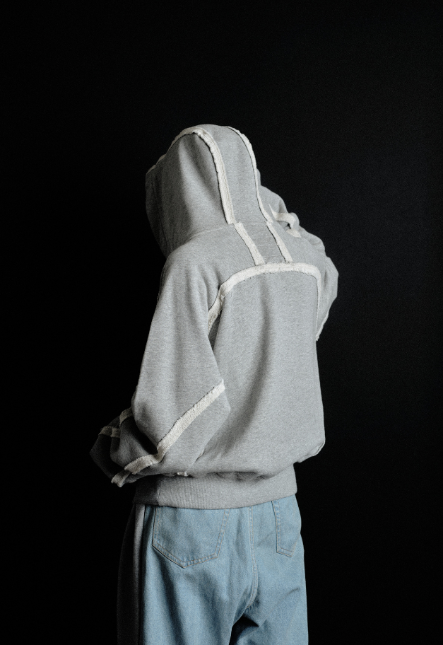 JieDa RUSSELL×JieDa Campus Sweat Zip Hoodie【予約商品】