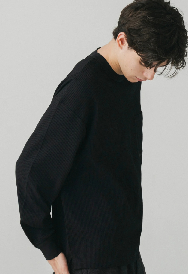 +phenix WAFFLE POCKET LONG SLEEVE TEE【予約商品/UNISEX】