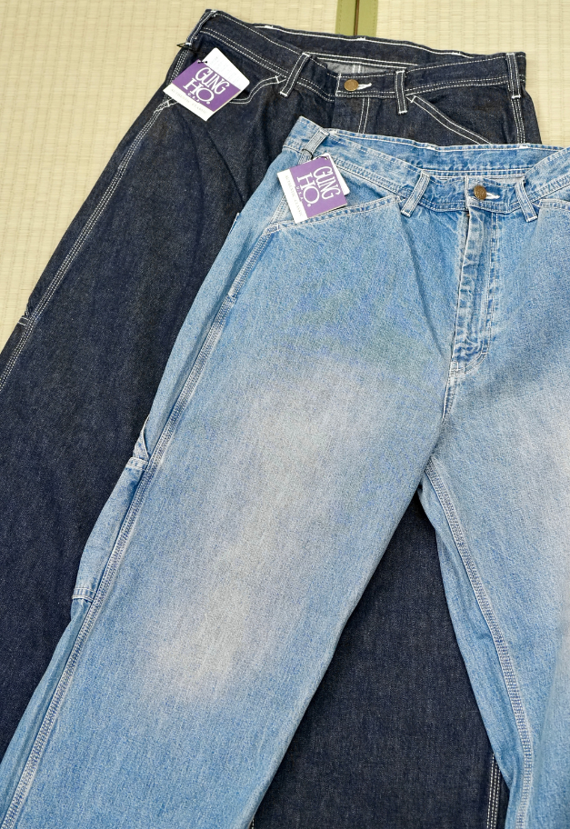 GUNG HO 11.5oz Cotton Denim Painter Pants “CARPENTER”