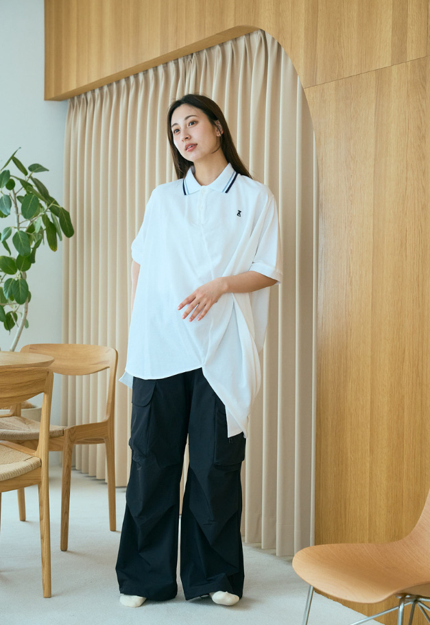 ANREALAGE BALL EMBROIDERY POLO SHIRT【UNISEX】