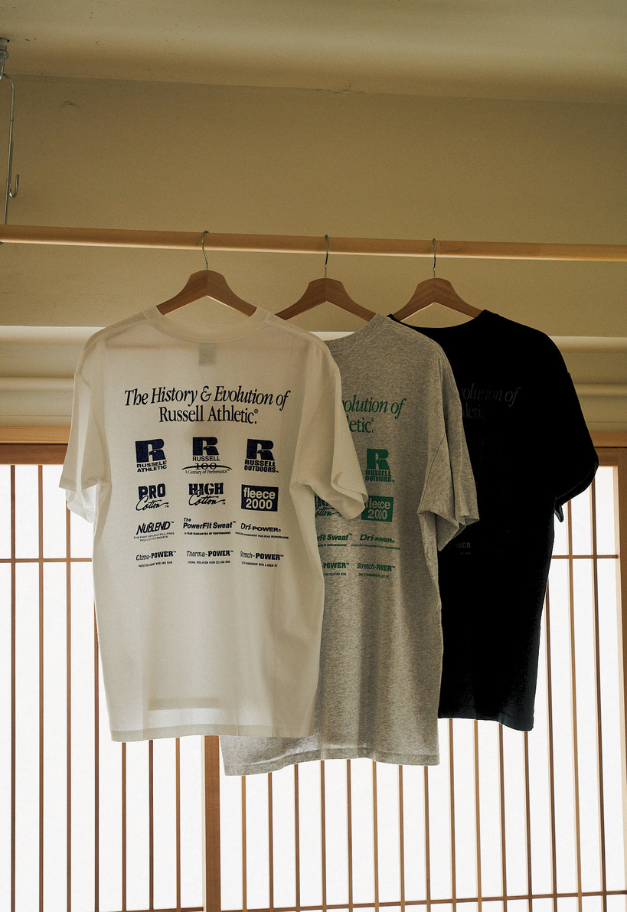 RUSSELL ATHLETIC BOOKSTORE JERSEY S/S Graphic T【UNISEX】