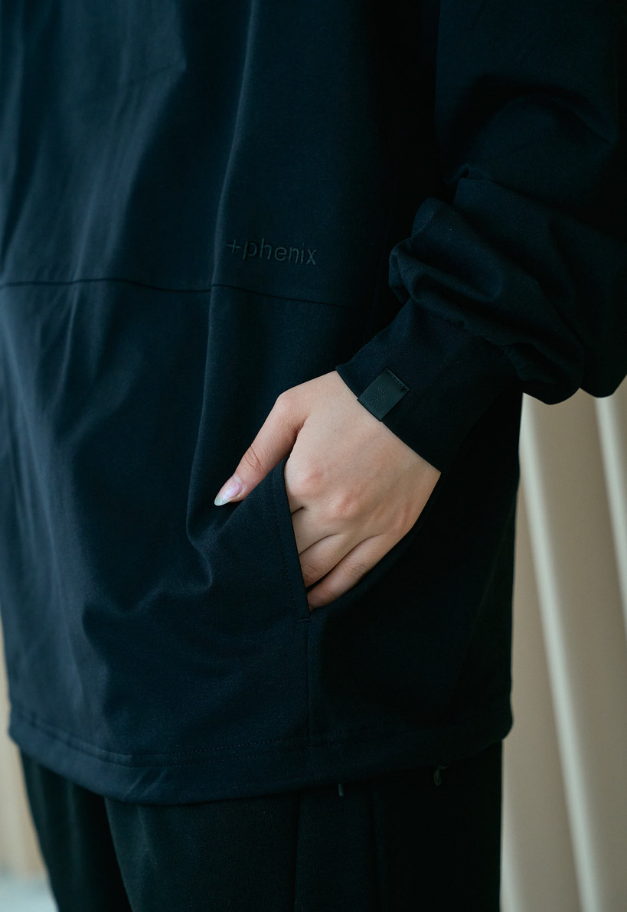 +phenix DRAWSTRING LONG SLEEVE TEE【UNISEX】