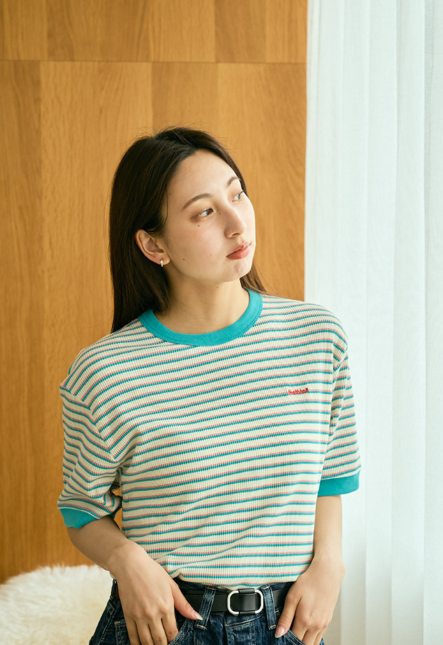 Healthknit Multi Waffle Crewneck