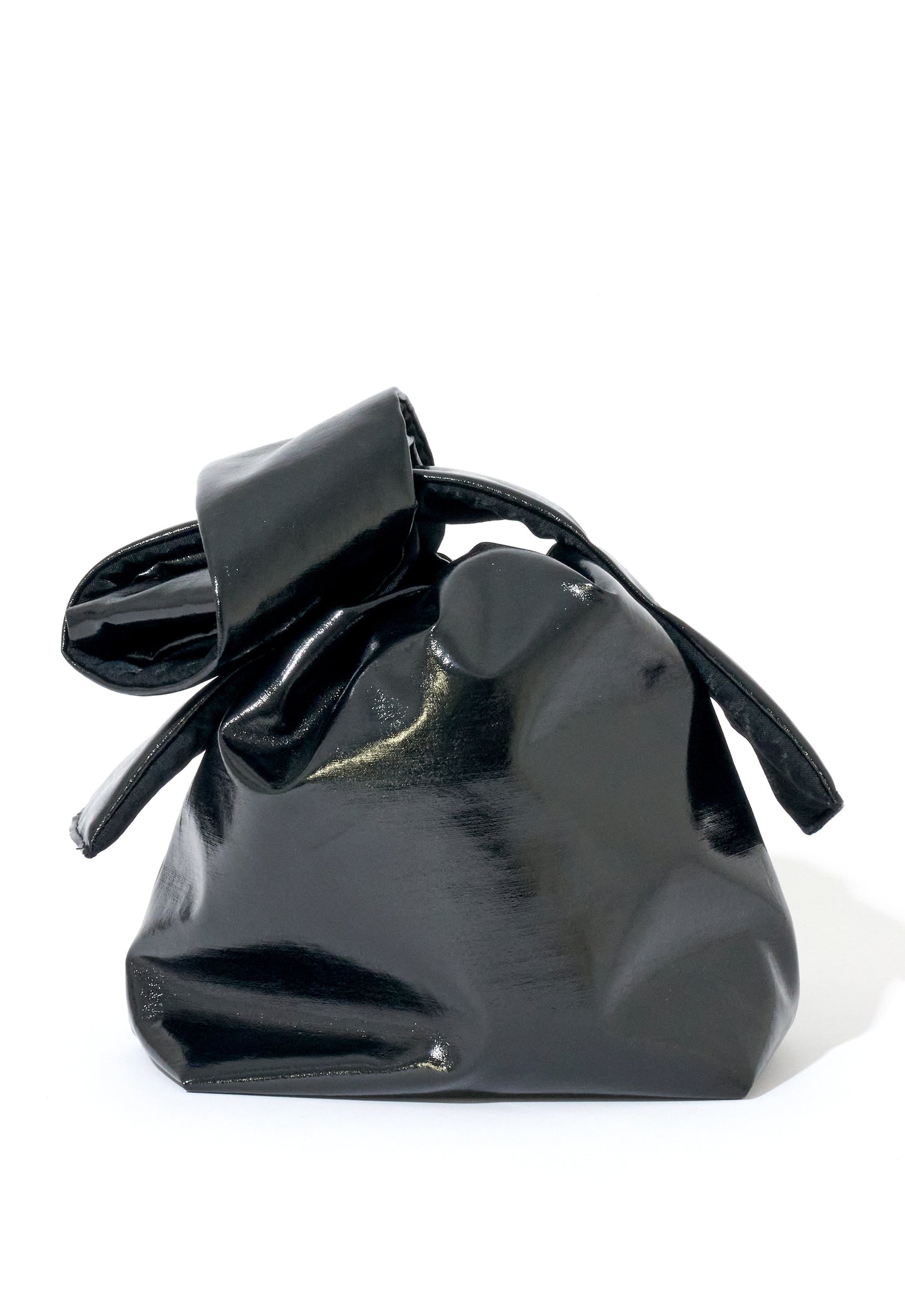 mate-mono shiny shoulder bag