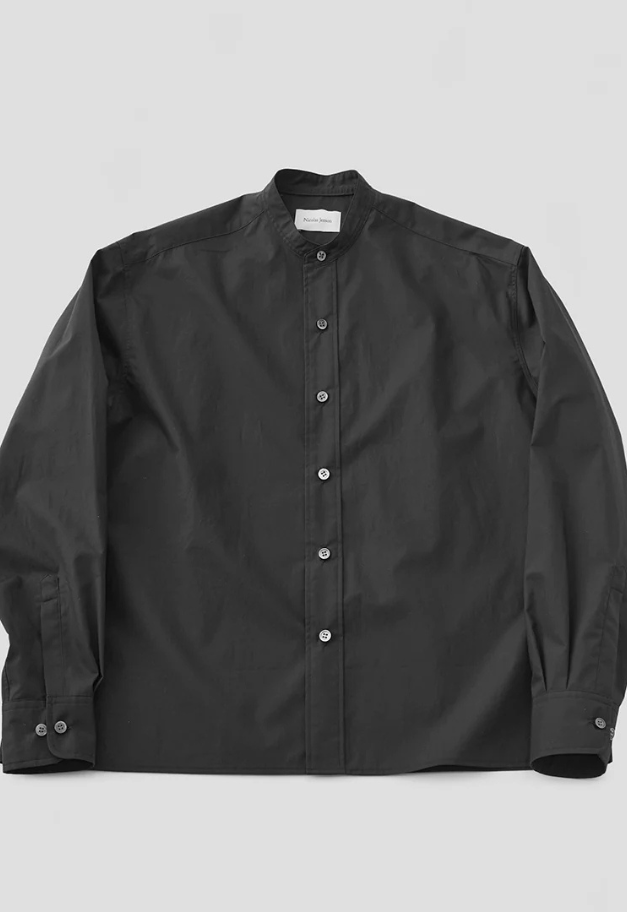 Nicolas Jenson [tuning] no collar shirt 【UNISEX:short/regular】