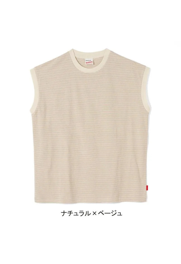 Healthknit Narrow Border Jersey Sleevless【WOMENS ITEM】