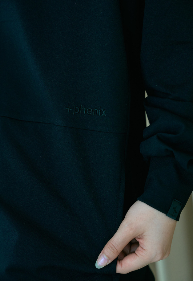 +phenix DRAWSTRING LONG SLEEVE TEE【UNISEX】