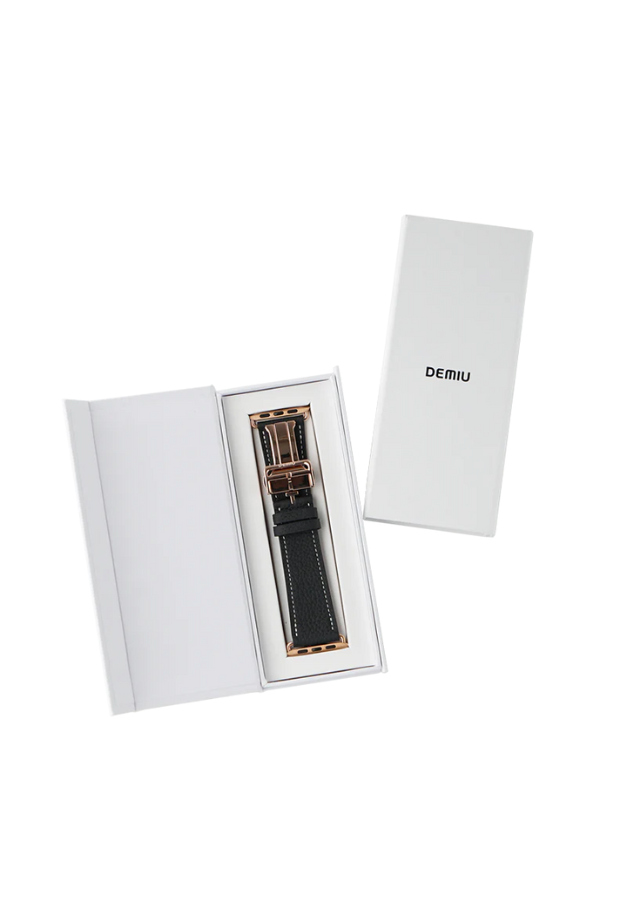 ◆[バイバック保証] DEMIU Apple Watchレザーバンド（42/45/46/49mm対応）