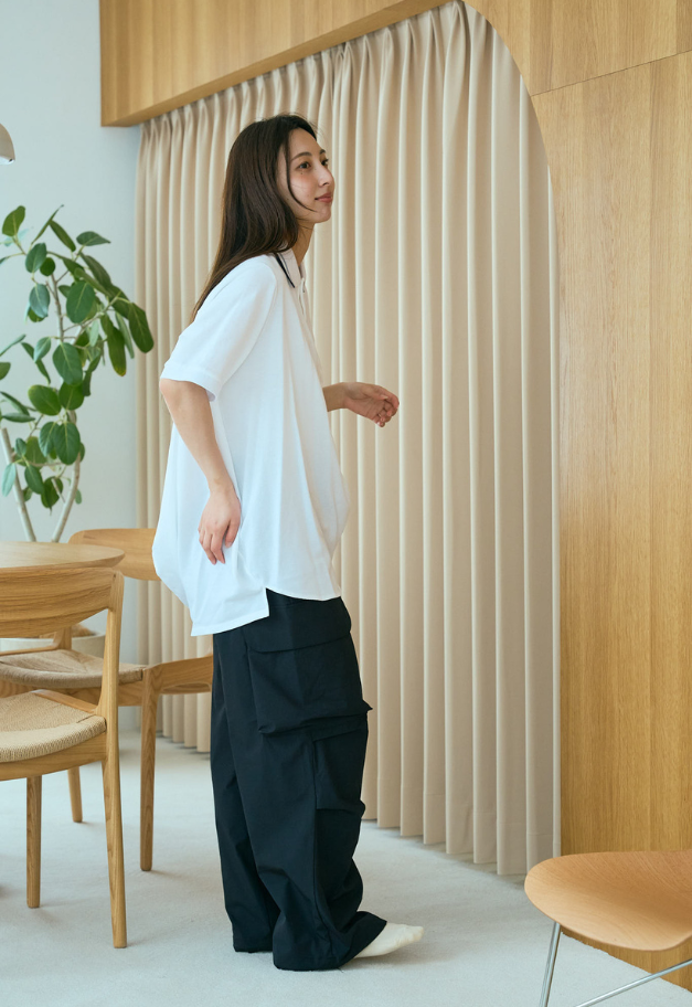 ANREALAGE BALL EMBROIDERY POLO SHIRT【UNISEX】