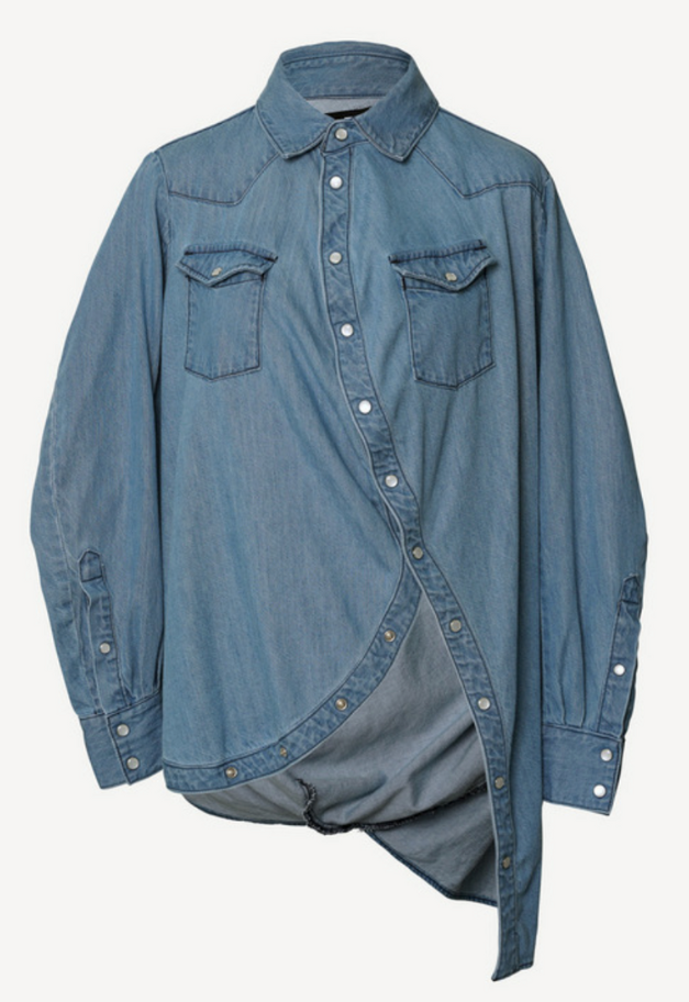 ANREALAGE BALL LIGHT DENIM SHIRT
