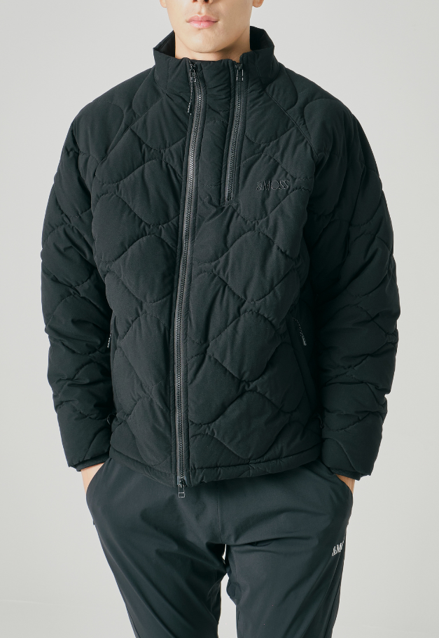 ◆[バイバック保証] &MOSS 2WAY MATTE STRETCH QUILTED JACKET