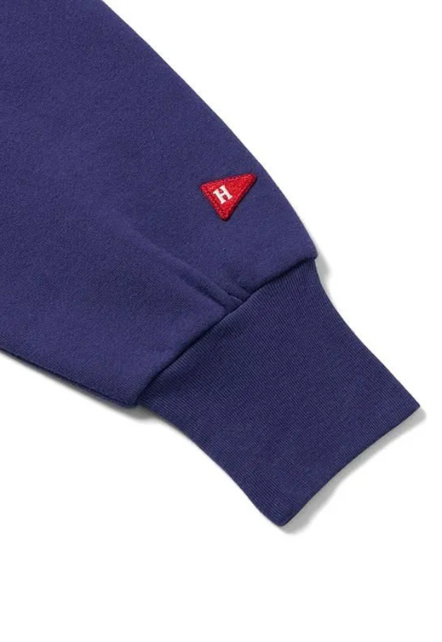 Healthknit Classic Sweat Collared Half Zip L/S