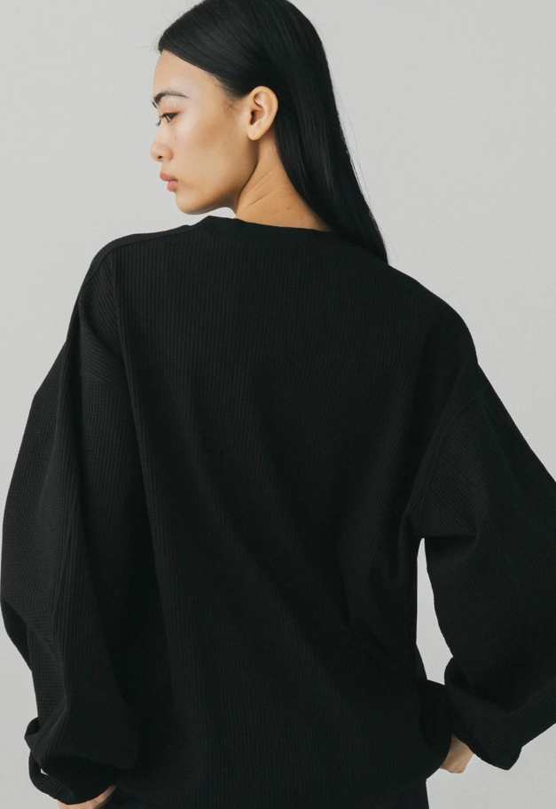+phenix WAFFLE SCULPTED SLEEVE LONG SLEEVE TEE【予約商品/UNISEX】