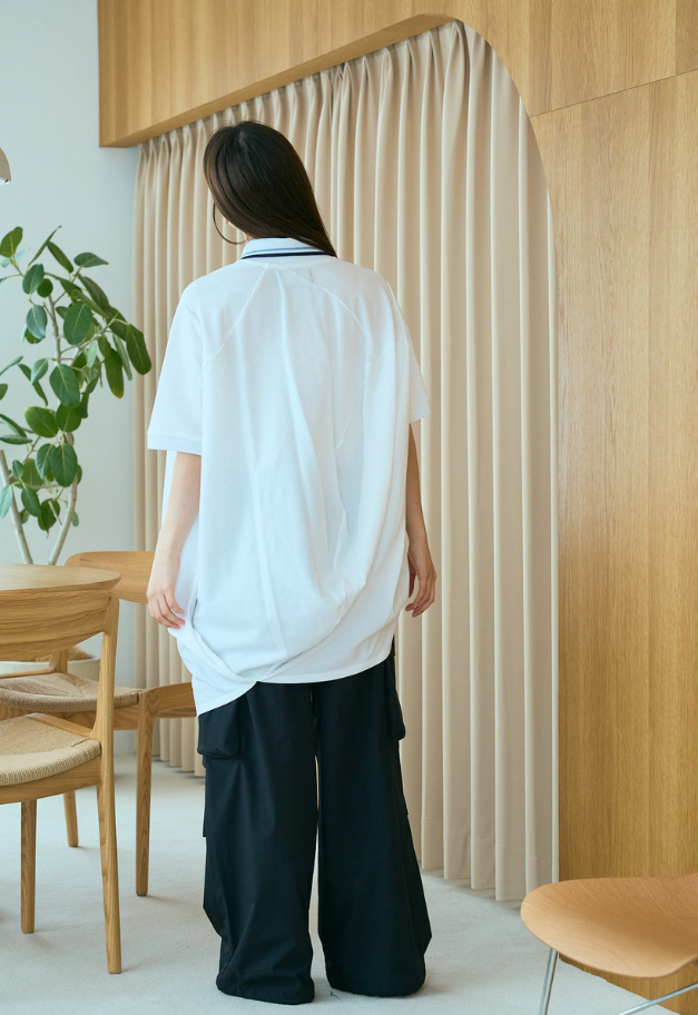 ANREALAGE BALL EMBROIDERY POLO SHIRT【UNISEX】