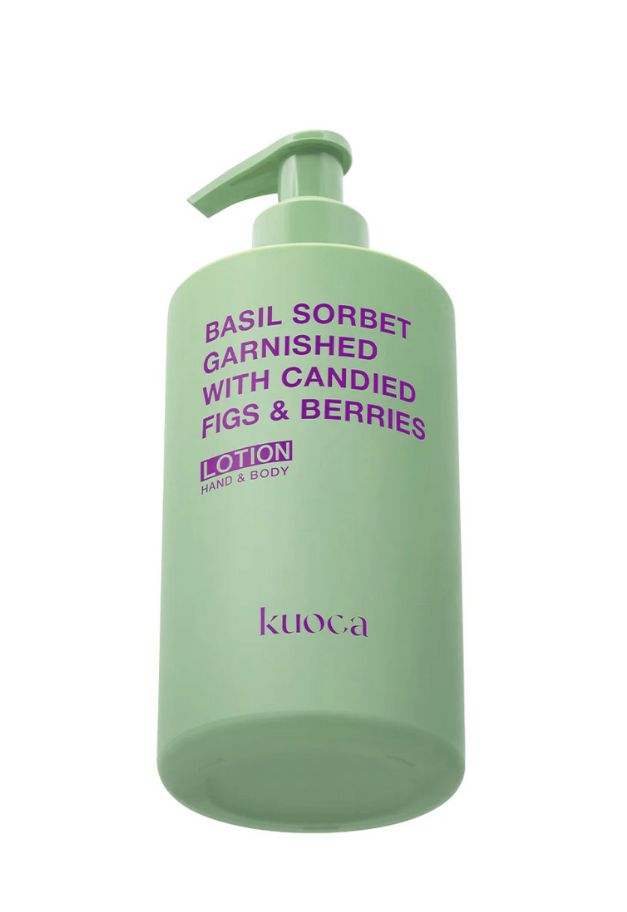 kuoca HAND&BODY LOTION【BASIL SORBET】