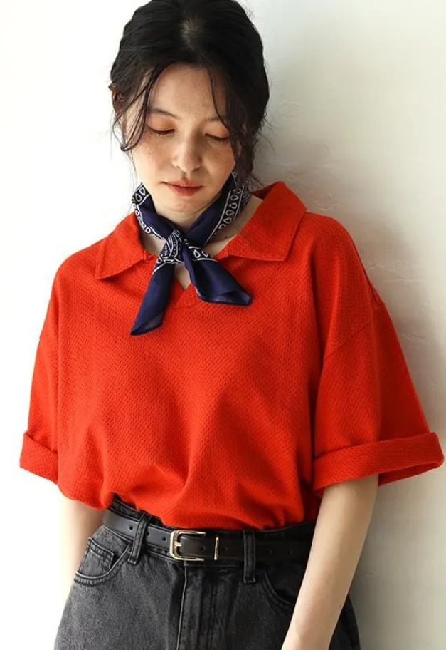 Healthknit U.S. Cotton Mesh Skipper T【UNISEX】