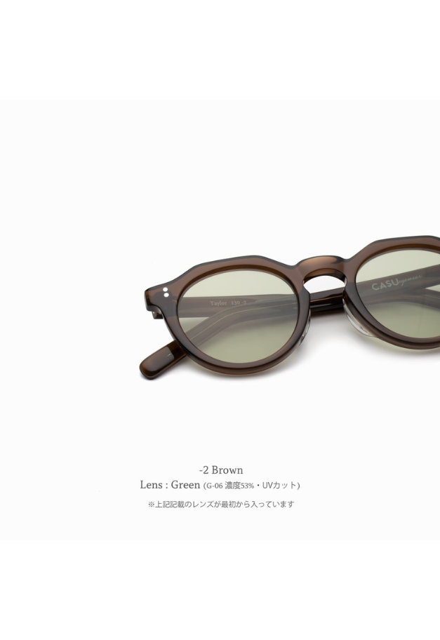 CASU eyewear Taylor 130 (sun) 【Black/Brown/GrayBrown/Champagne/Barafu】