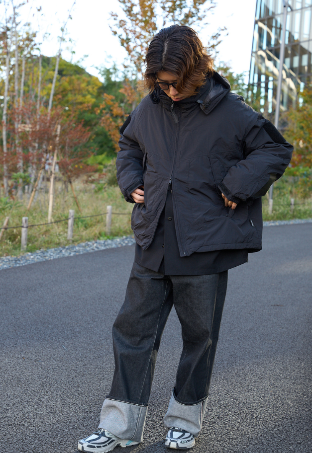 WILD THINGS SHORT MONSTER PARKA【BLACK/残り2点】