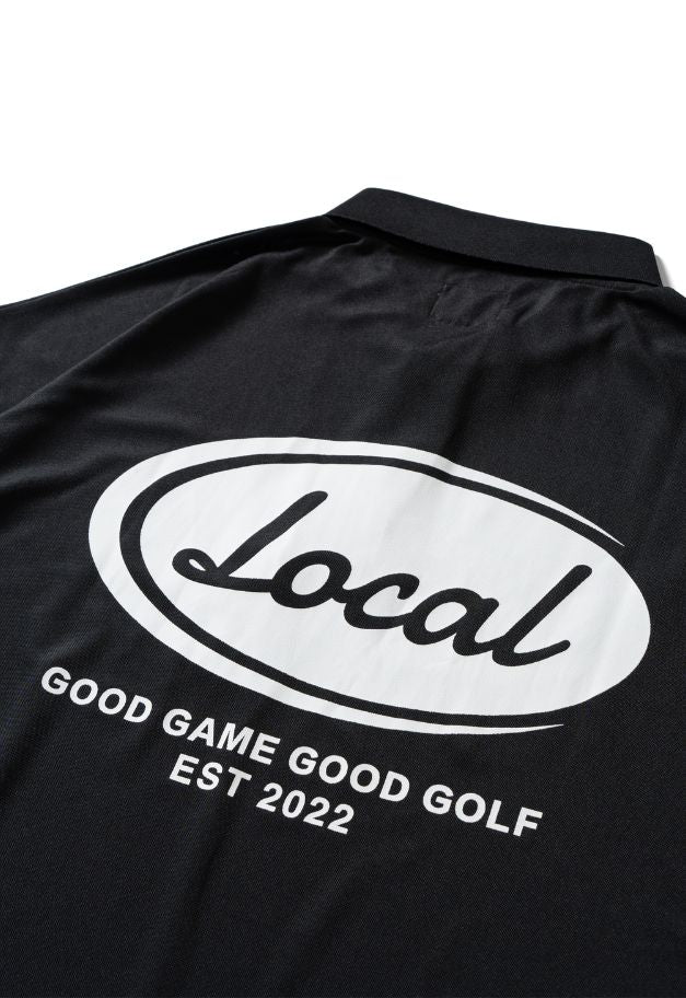 Local GOLF Good Game Ellipse S/S POLO【残り各1点  WHITE/BLACK】