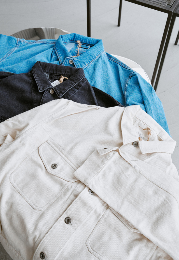 ARMY TWILL DENIM JACKET