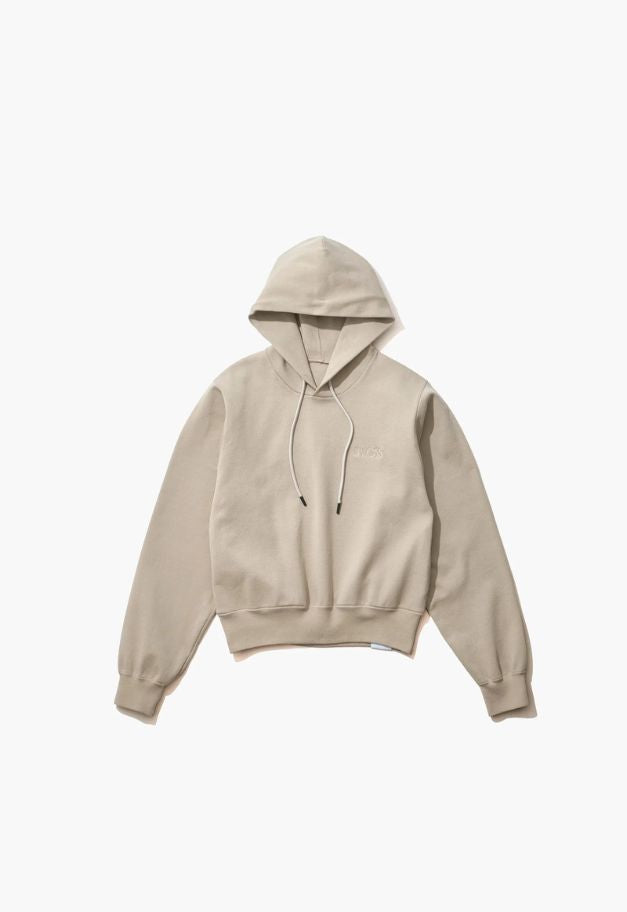 ◆[バイバック保証] &MOSS 【クーポン割引】COMFORT KNIT SHORT HOODIE(W)
