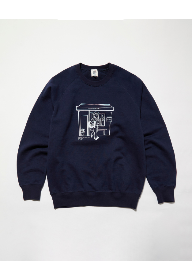 J.PRESS【AaronChang/UNISEX】ILLUST-SWEAT26SS