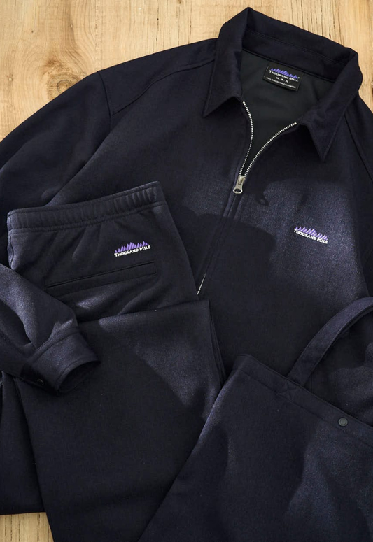 THOUSANDMILE WOOL LIKE ZIP BLOUSON＆PT＆BAG SET UP