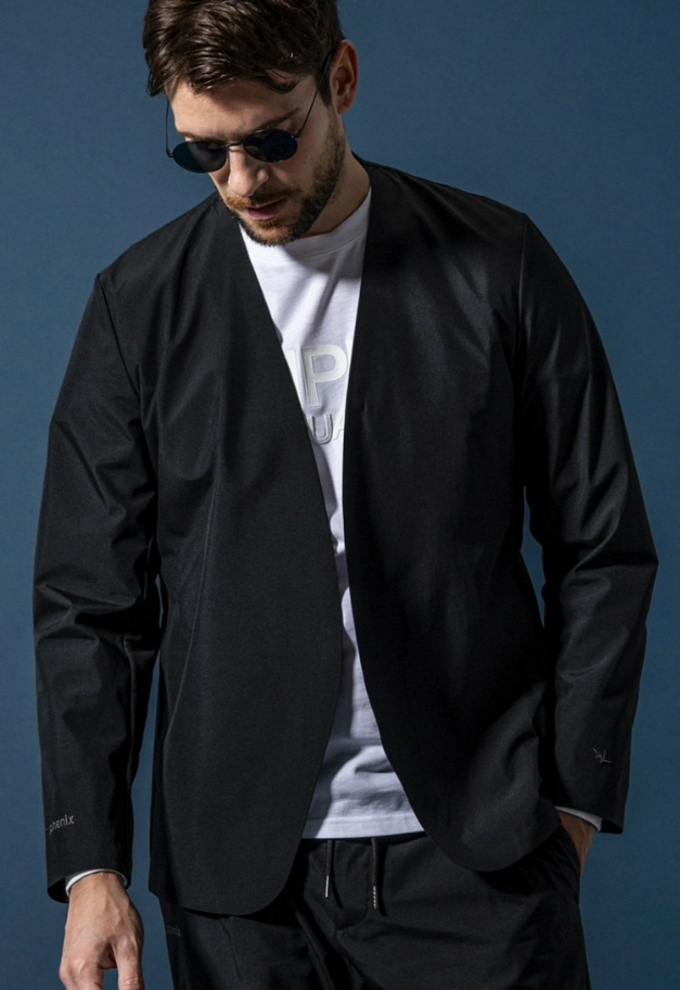 1PIU1UGUALE3 RELAX×+phenix COLLARLESS JACKET by GORE-TEX LABS