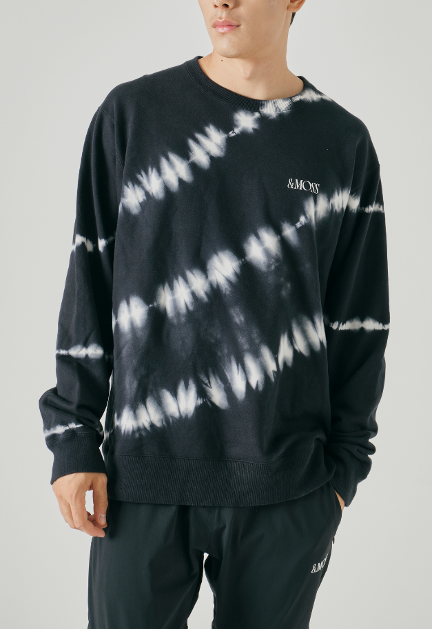 &MOSS TAIDAI HIGH GAUGE SWEATSHIRTS【BLUE/BLACK】