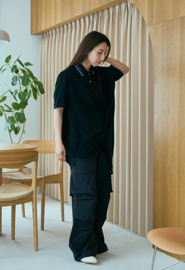 ANREALAGE BALL EMBROIDERY POLO SHIRT【UNISEX】