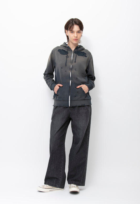 JOHNBULL DENIM STETCHING LINE PANTS