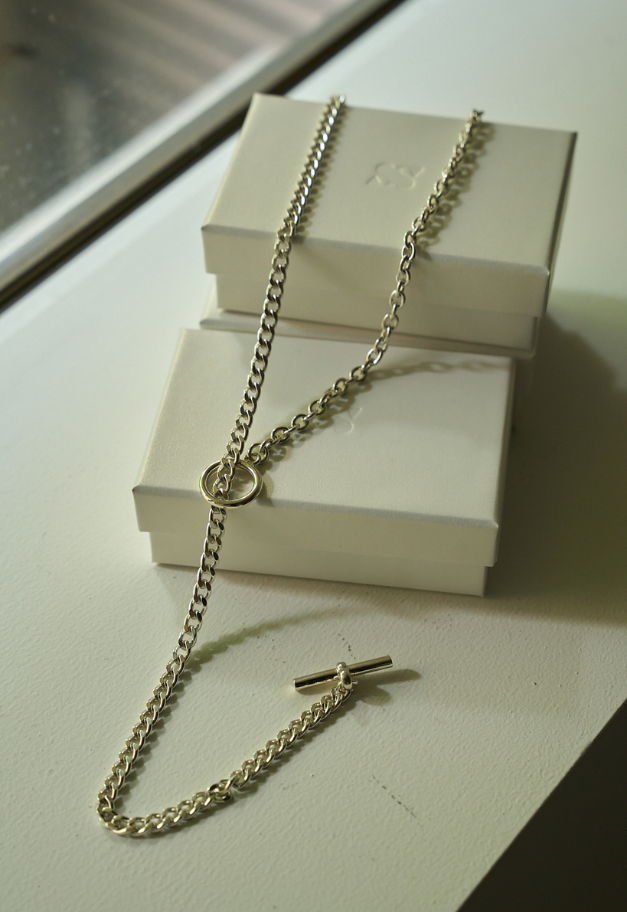 Scat "Chain" lariat necklace