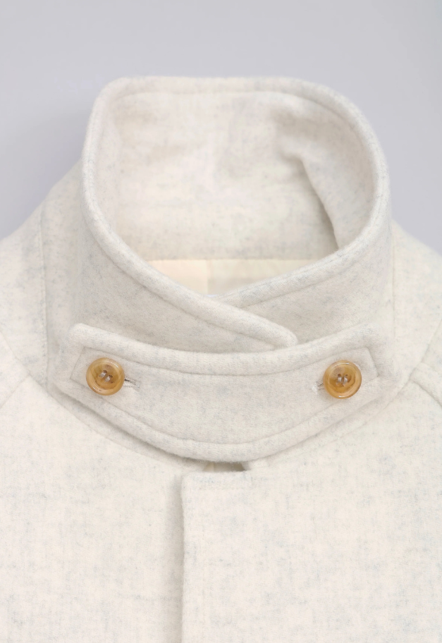Nicolas Jenson LAMS WOOL MELTON RAGLAN CAR COAT