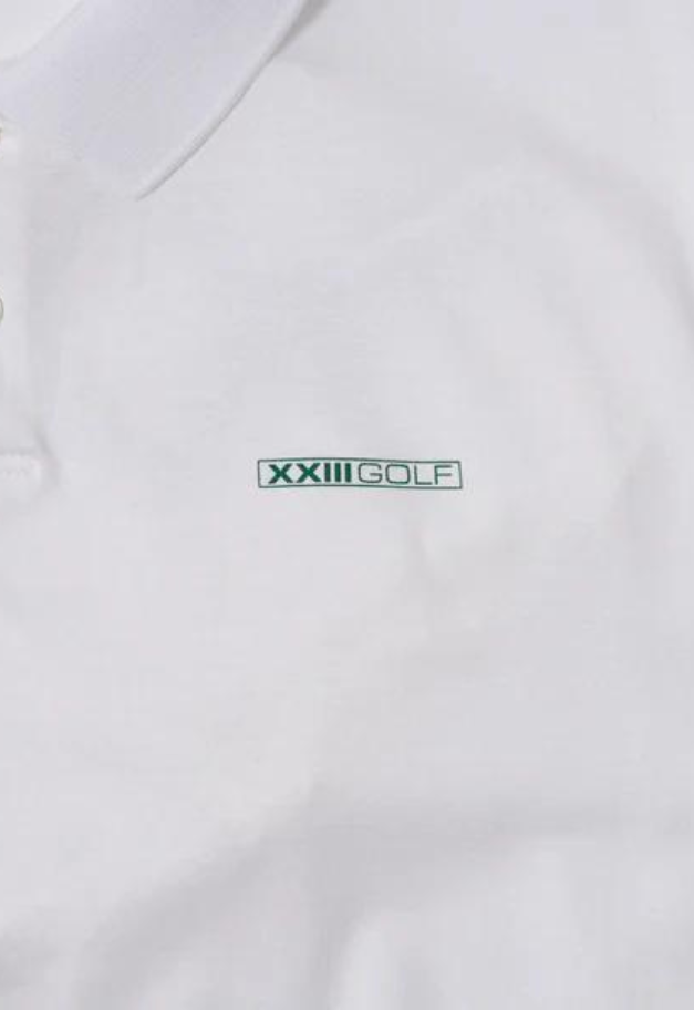 C'est Vingt-Trois GOLF GIZA COTTON POLO GOLF CLUB【WHITE 残り各1点】