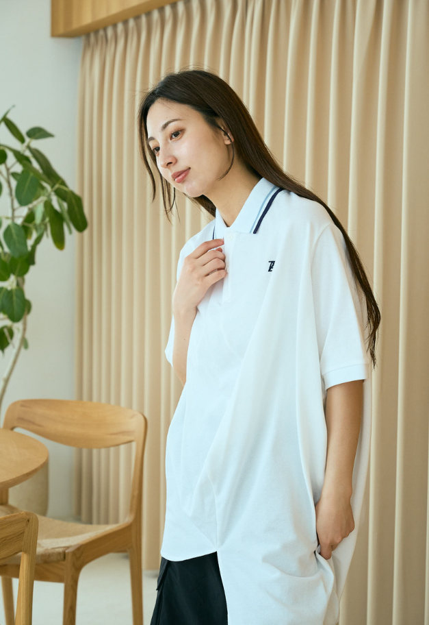 ANREALAGE BALL EMBROIDERY POLO SHIRT【UNISEX】