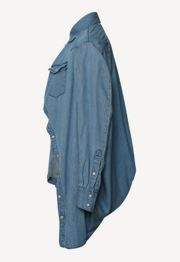 ANREALAGE BALL LIGHT DENIM SHIRT