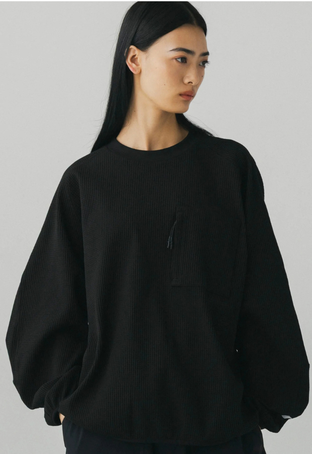 +phenix WAFFLE SCULPTED SLEEVE LONG SLEEVE TEE【予約商品/UNISEX】