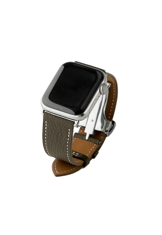 ◆[バイバック保証] DEMIU Apple Watchレザーバンド（42/45/46/49mm対応）