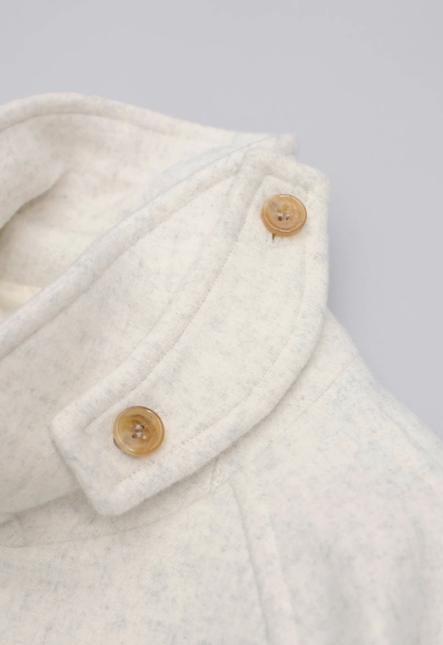 Nicolas Jenson LAMS WOOL MELTON RAGLAN CAR COAT