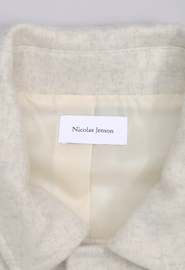 Nicolas Jenson LAMS WOOL MELTON RAGLAN CAR COAT